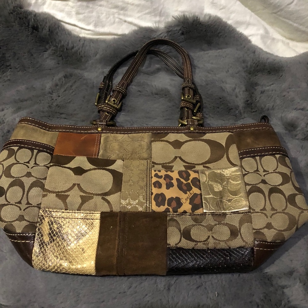 Authentic Coach Patchwork Purse